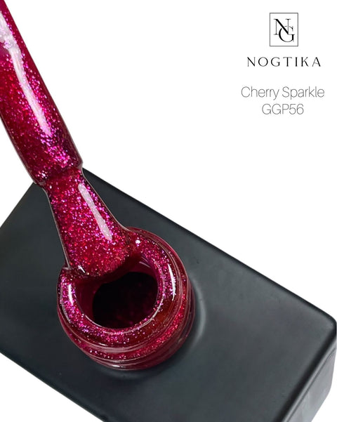 Glitter Gel Polish Cherry Sparkle Nr. GGP56 (12ml) TPO-free