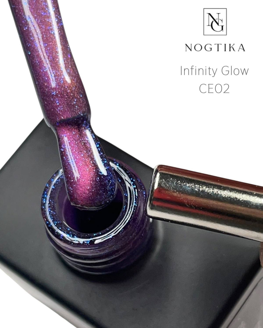 Hypnotic Cat Eye Gel Polish Infinity Glow 12ml by Nogtika