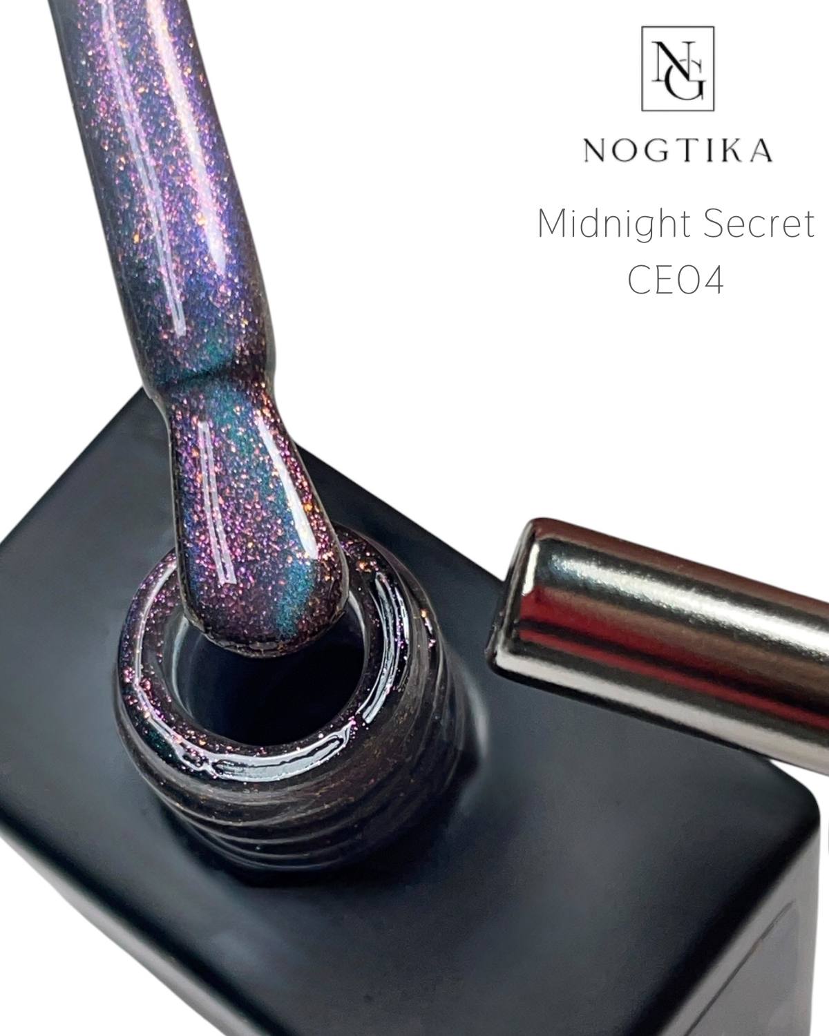 Hypnotic Cat Eye Gel Polish Midnight Secret 12ml von Nogtika