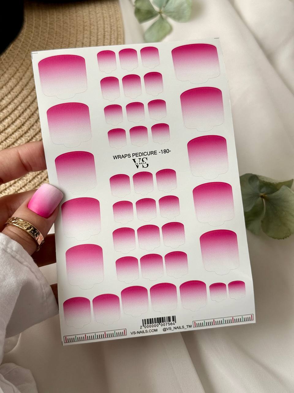 Wrap für Pediküre Maxi 180 von VS Nails