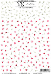 Slider CUT OUT ohne Auschneiden (Wasserlösliche Aufkleber) CU19 von VS Nails