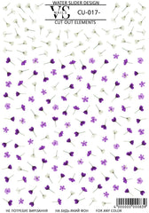 Slider CUT OUT ohne Auschneiden (Wasserlösliche Aufkleber) CU17 von VS Nails