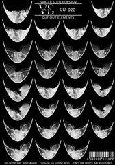 Slider CUT OUT ohne Auschneiden (Wasserlösliche Aufkleber) CU20 von VS Nails