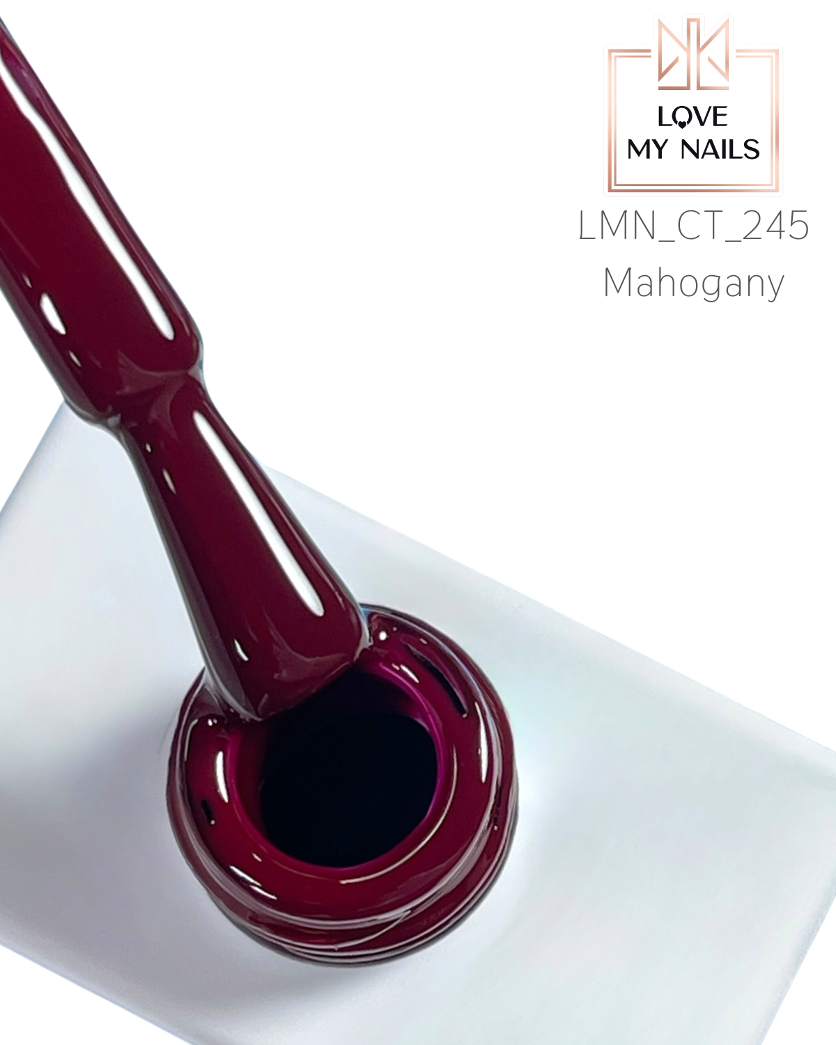 Color Top MAHOGANY 12ml von Love My Nails (HEMA/TPO-free)