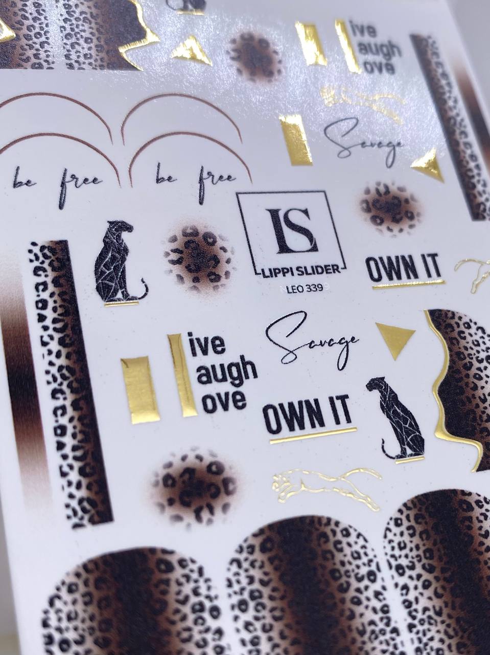 Slider "Leo" 339 (Wasserlösliche Aufkleber) von Lippi Slider