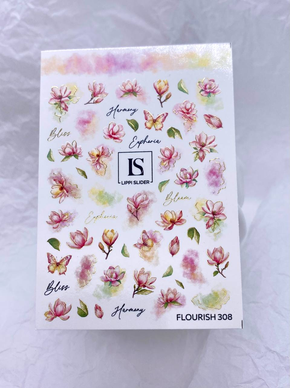 Slider "Flourish" 308 (Wasserlösliche Aufkleber) von Lippi Slider