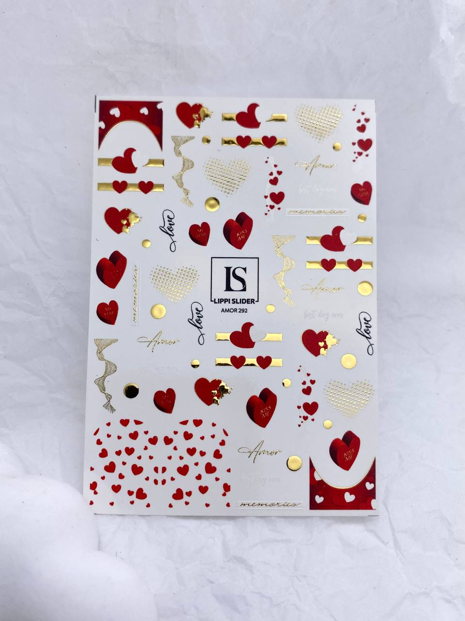 Slider "Amor" 292 (Wasserlösliche Aufkleber) von Lippi Slider