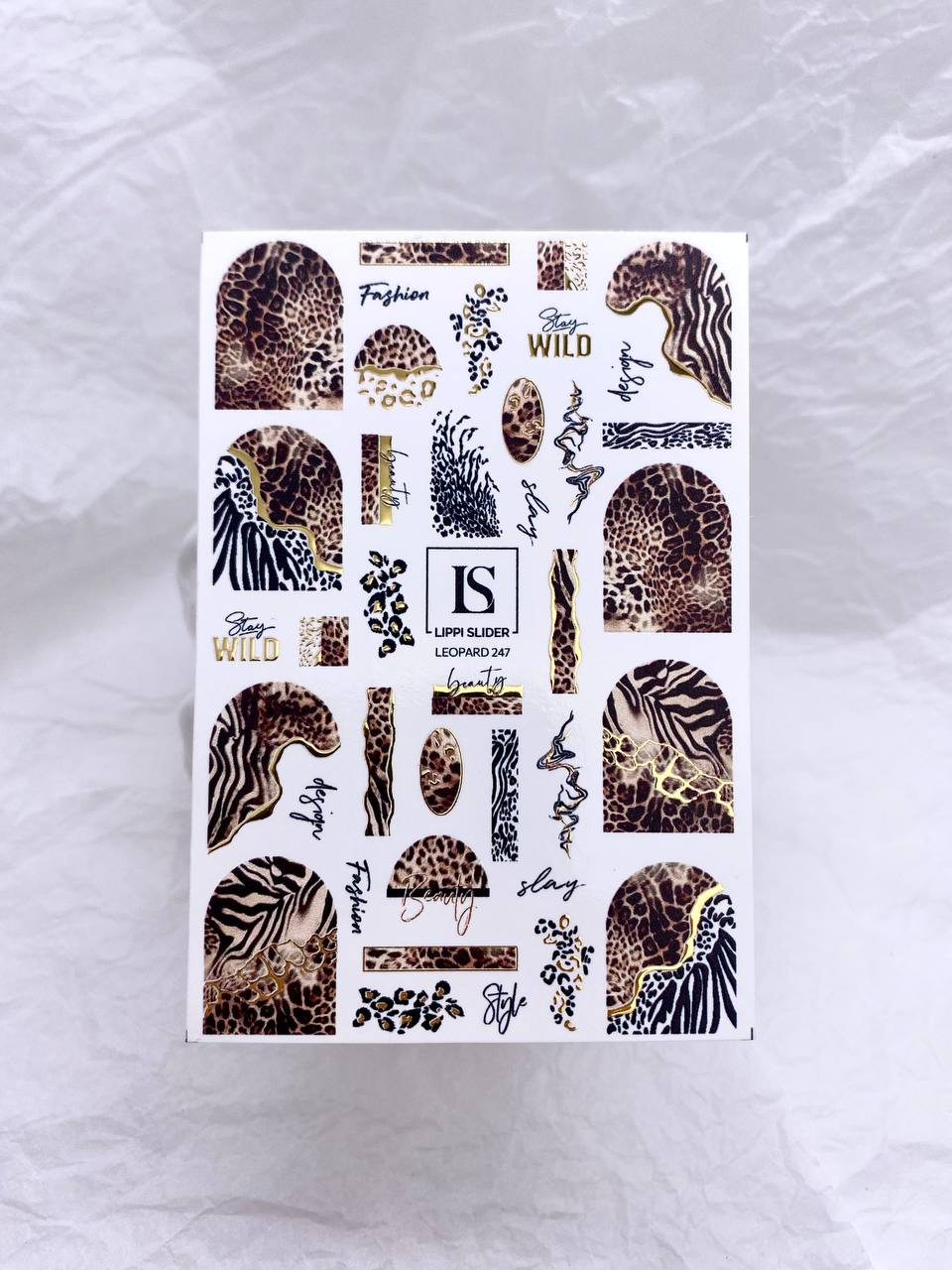 Slider "Leopard" 247 (Wasserlösliche Aufkleber) von Lippi Slider