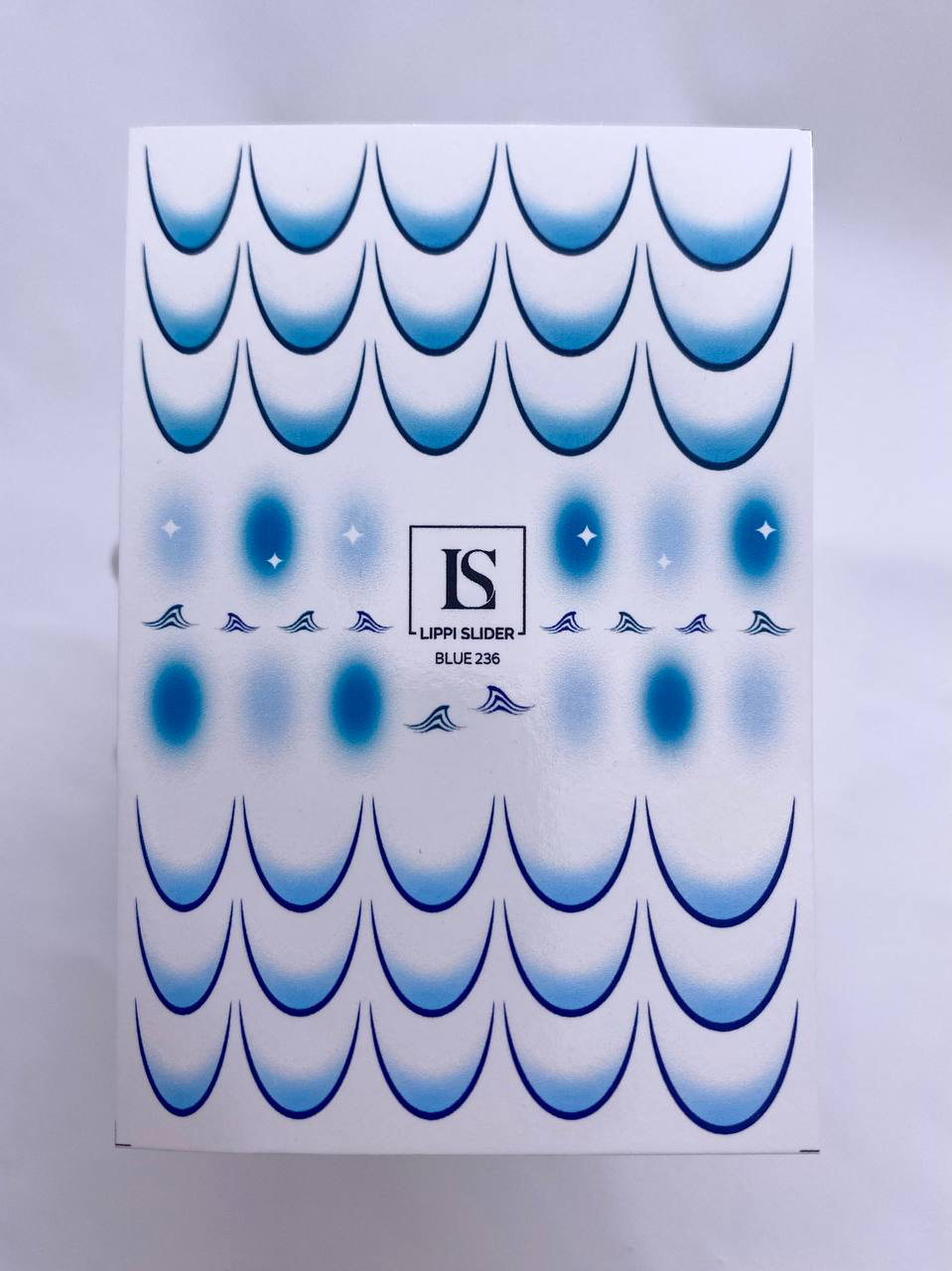 Slider "Blue" 236 (Wasserlösliche Aufkleber) von Lippi Slider