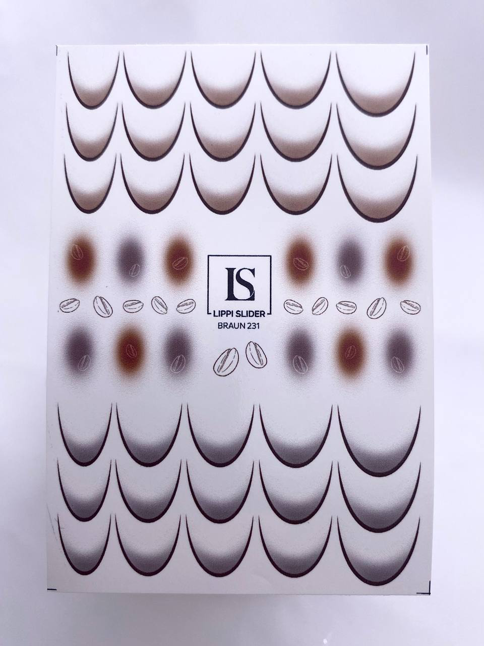 "Brown" Slider 231 (water-slide decals) by Lippi Slider