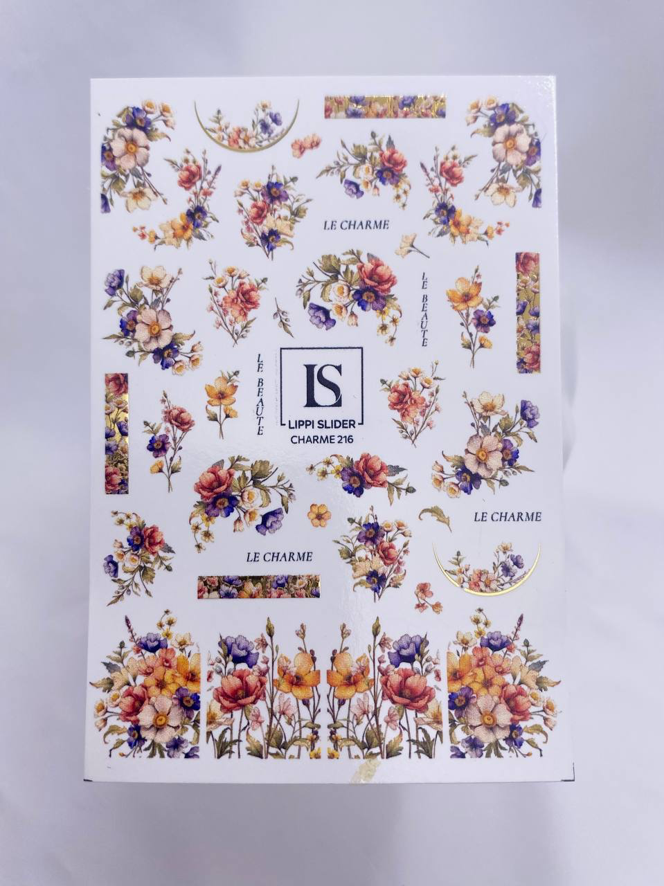 Slider "White" 216 (Wasserlösliche Aufkleber) von Lippi Slider