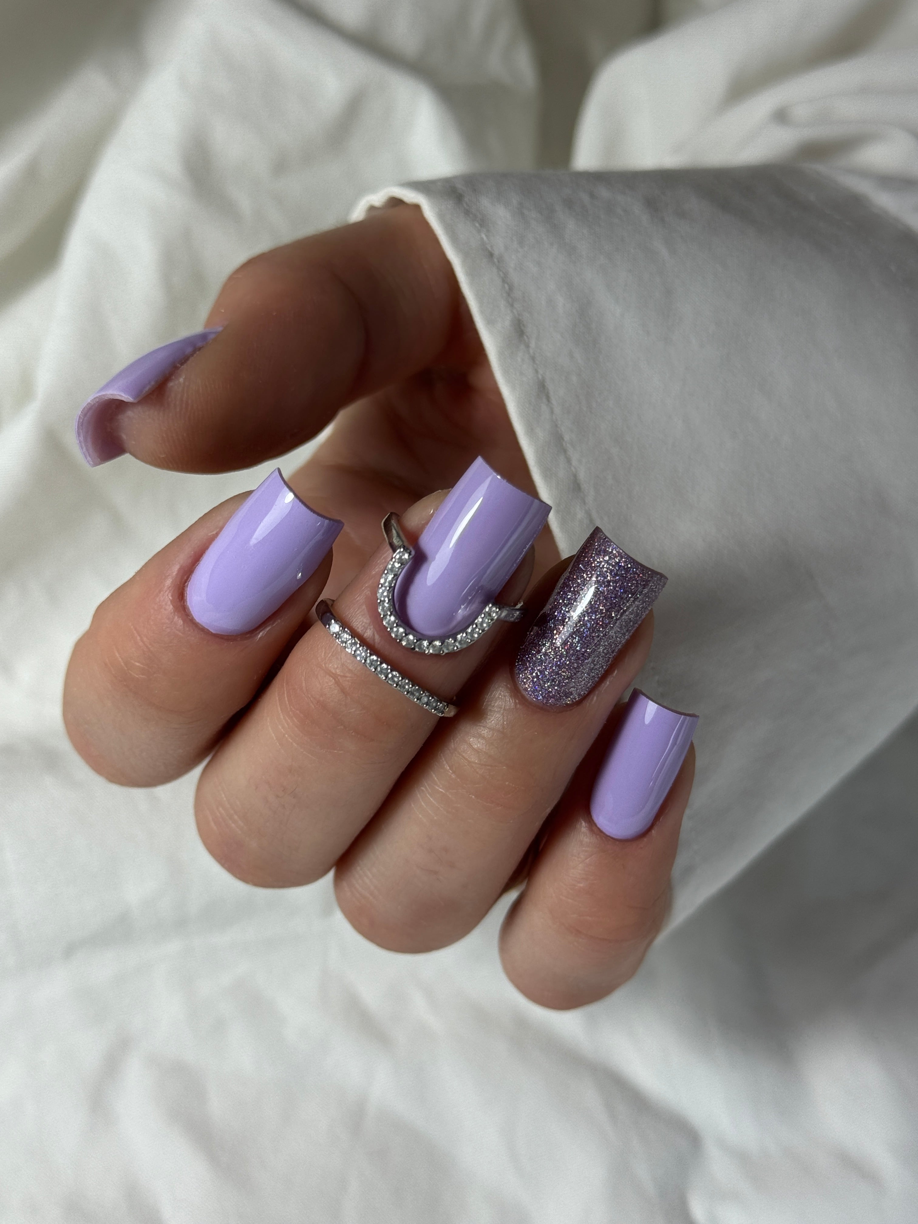 Glitter Gel Polish # 39 Lilac Blush  (12ml) TPO-free