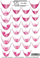 Slider CUT OUT (Wasserlösliche Aufkleber) 03 von VS Nails