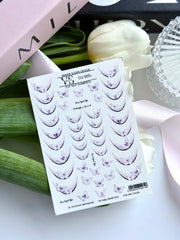 Slider CUT OUT ohne Auschneiden (Wasserlösliche Aufkleber) 05 von VS Nails