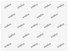 KINETICS Silikon Tischunterlage 31x41 cm schwarz/weiß