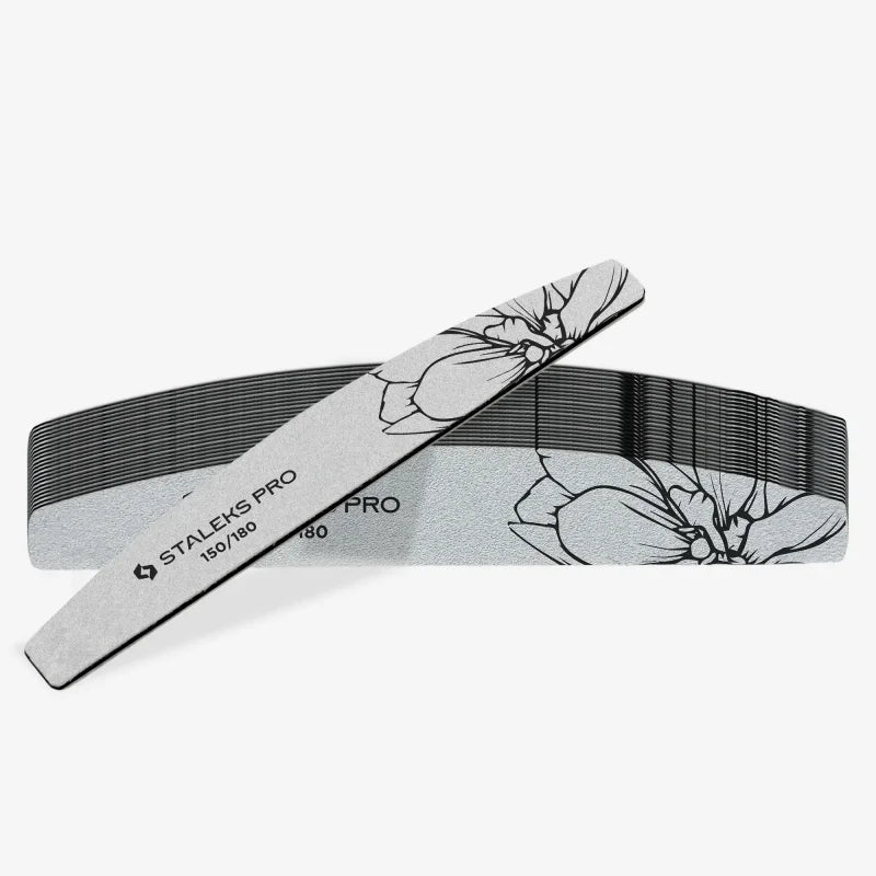 Staleks emery board nail file 100 to 240 grit, 25 pcs.