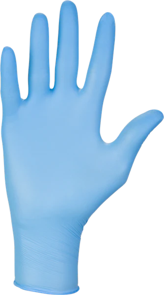 Guanti in nitrile neri senza polvere