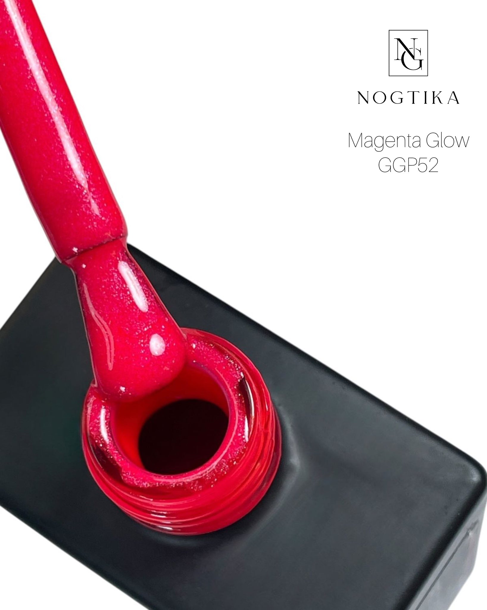 Glitter Gel Polish Magenta Glow Nr. GGP52 (12ml) TPO-free