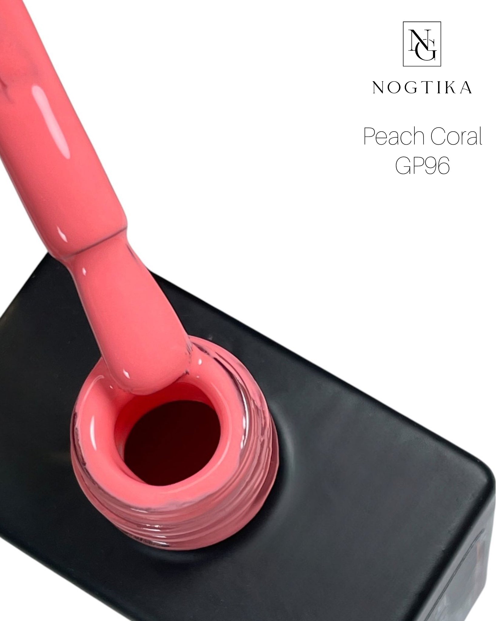 Gel Polish # 96 Peach Coral (12ml) TPO-free
