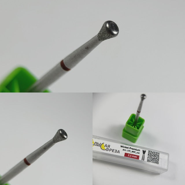 LYSAYA FREZA Diamant Bit Winkel PREMIUM  (rot) fein