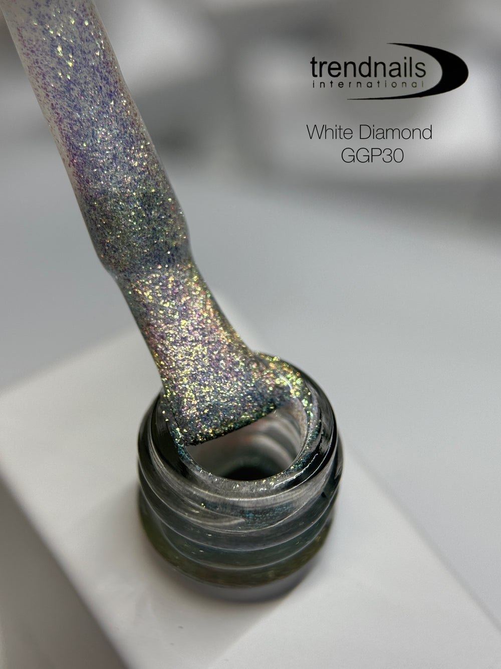 Glitter Gel Polish White Diamond Nr. GGP30 (12ml) TPO-free