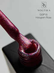 Glitter Gel Polish # 18 Hologram Rose (12ml) TPO-free