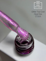 Glitter Top Coat Opal Kiss NO WIPE 12ml von Love My Nails (TPO-free)