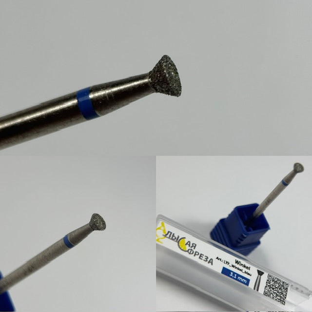 LYSAYA FREZA Diamant Bit Winkel (blau) mittel