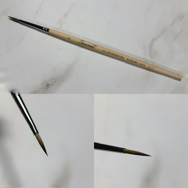 Sonnet Pinsel für Nailart  1111 Gr. 2 Kolinsky Sable (Echthaar)