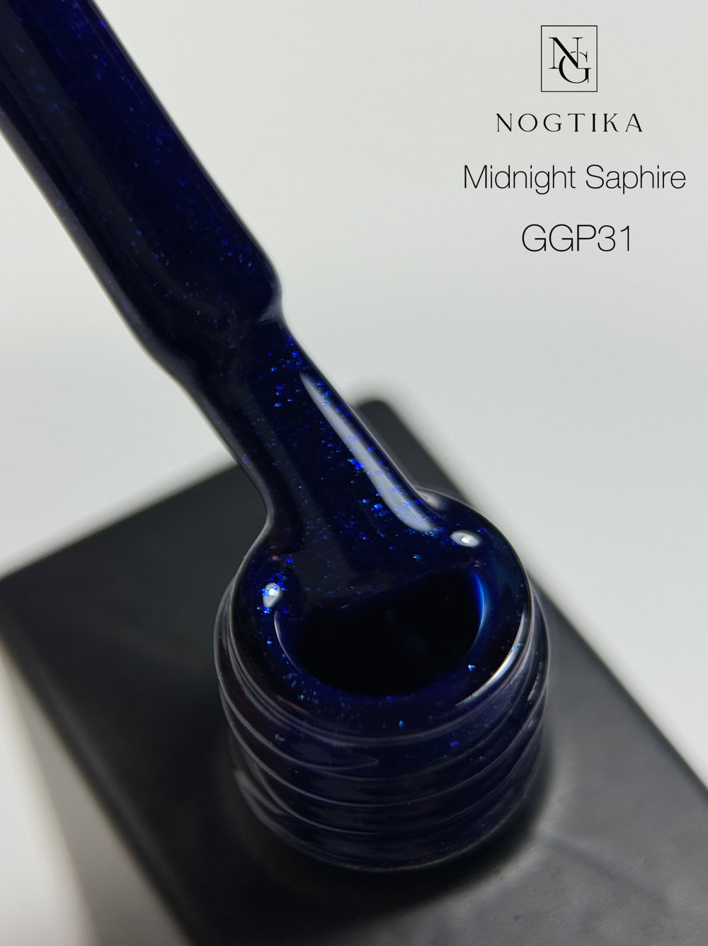 Glitter Gel Polish # 31 Midnight Sapphire (12ml) TPO-free