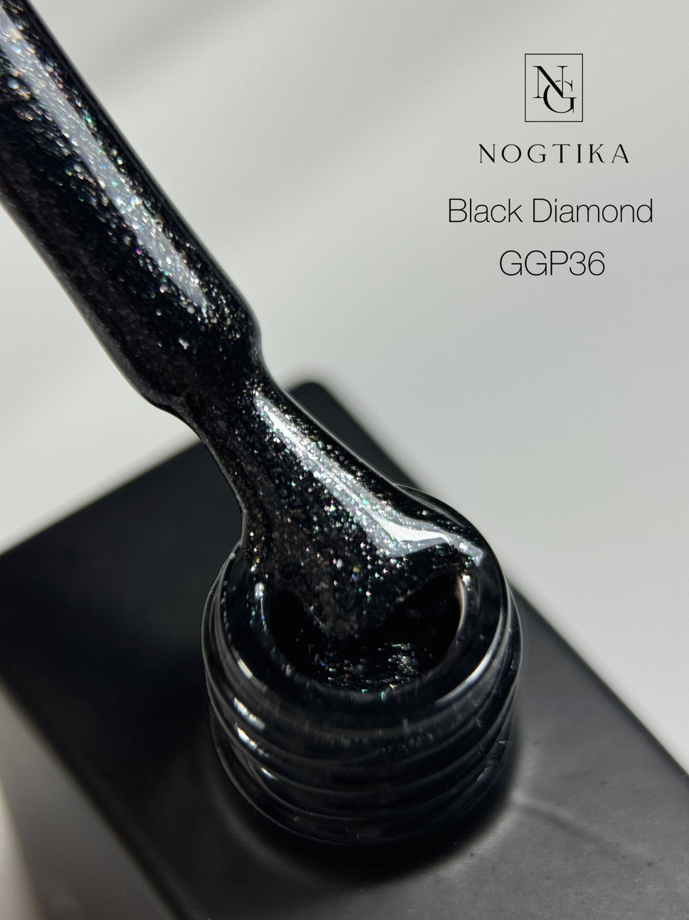 Glitter Gel Polish #36 Black Diamond (12ml) TPO-free