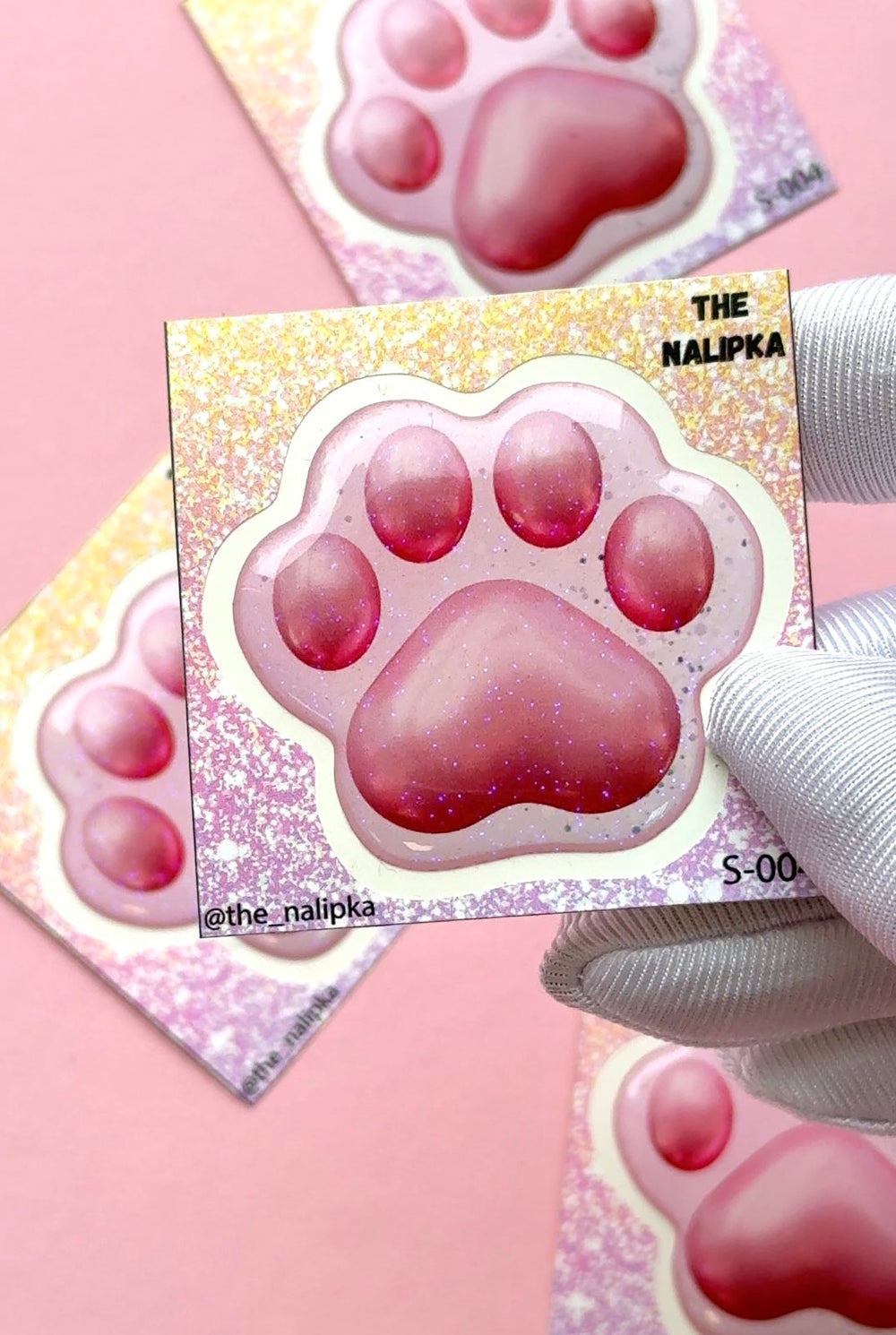 Cool self-adhesive 3D stickers for your mobile phone, tablet, notebook and laptop S-004