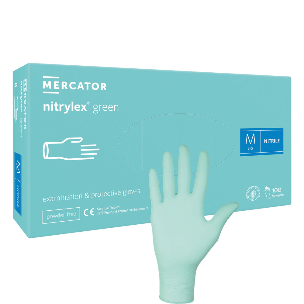 Powder-free nitrile gloves black