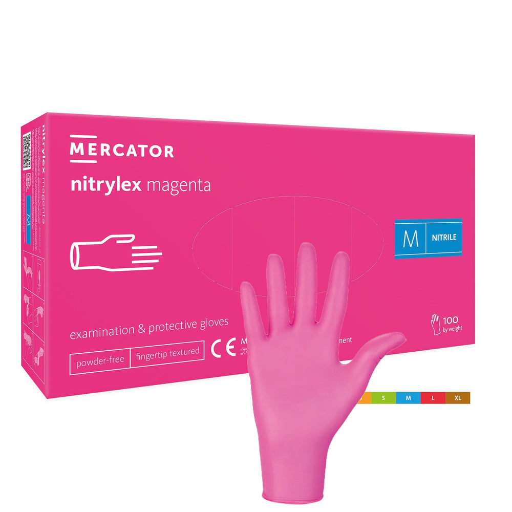 Powder-free nitrile gloves black
