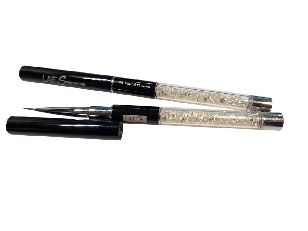 Laif&SL Nail Art brush for fine lines size 4 black