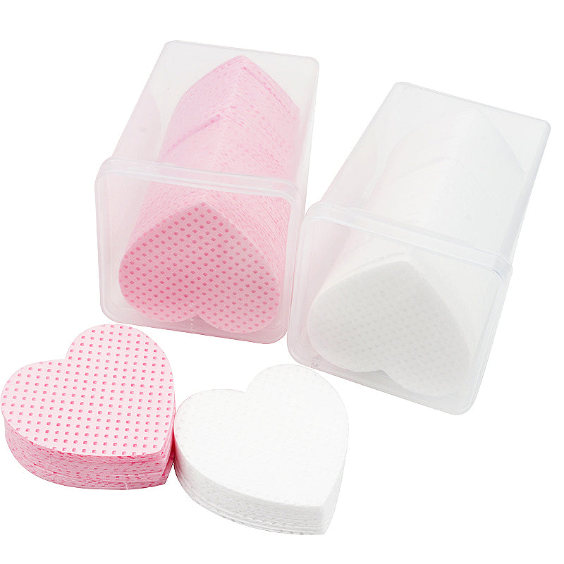 Fusselfreie Tücher in Herzform 90 St. rosa/weiß/schwarz