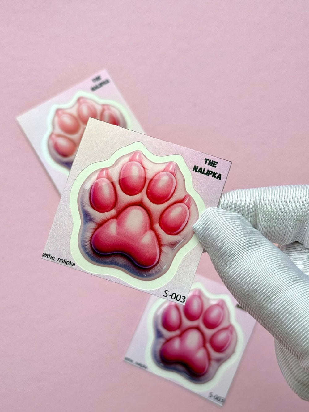 Cool self-adhesive 3D stickers for your mobile phone, tablet, notebook and laptop S-003