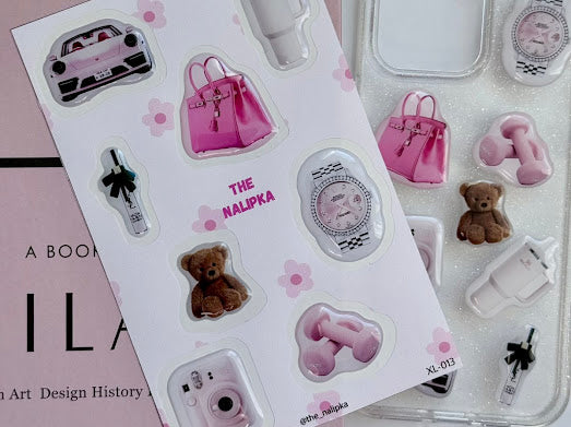 Coole selbstklebende 3D Aufkleber für Ihr Handy, Tablet, Notebook und Laptop XL-013