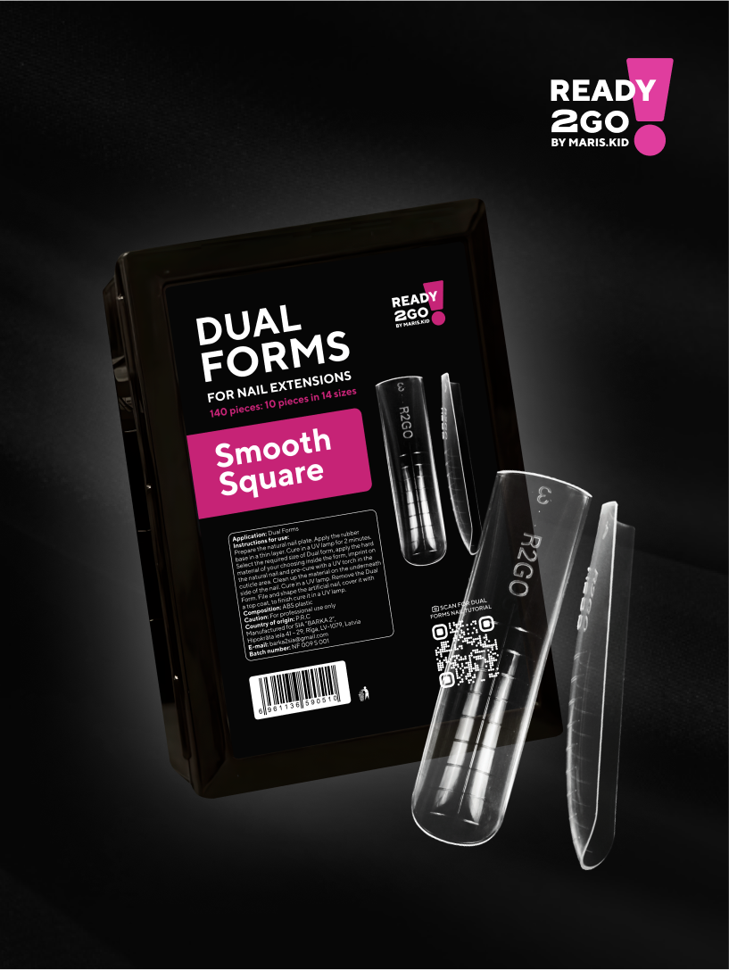 R2GO Dual Tips Smooth Square 140 Stk. von MARIS.KID 1 Packung