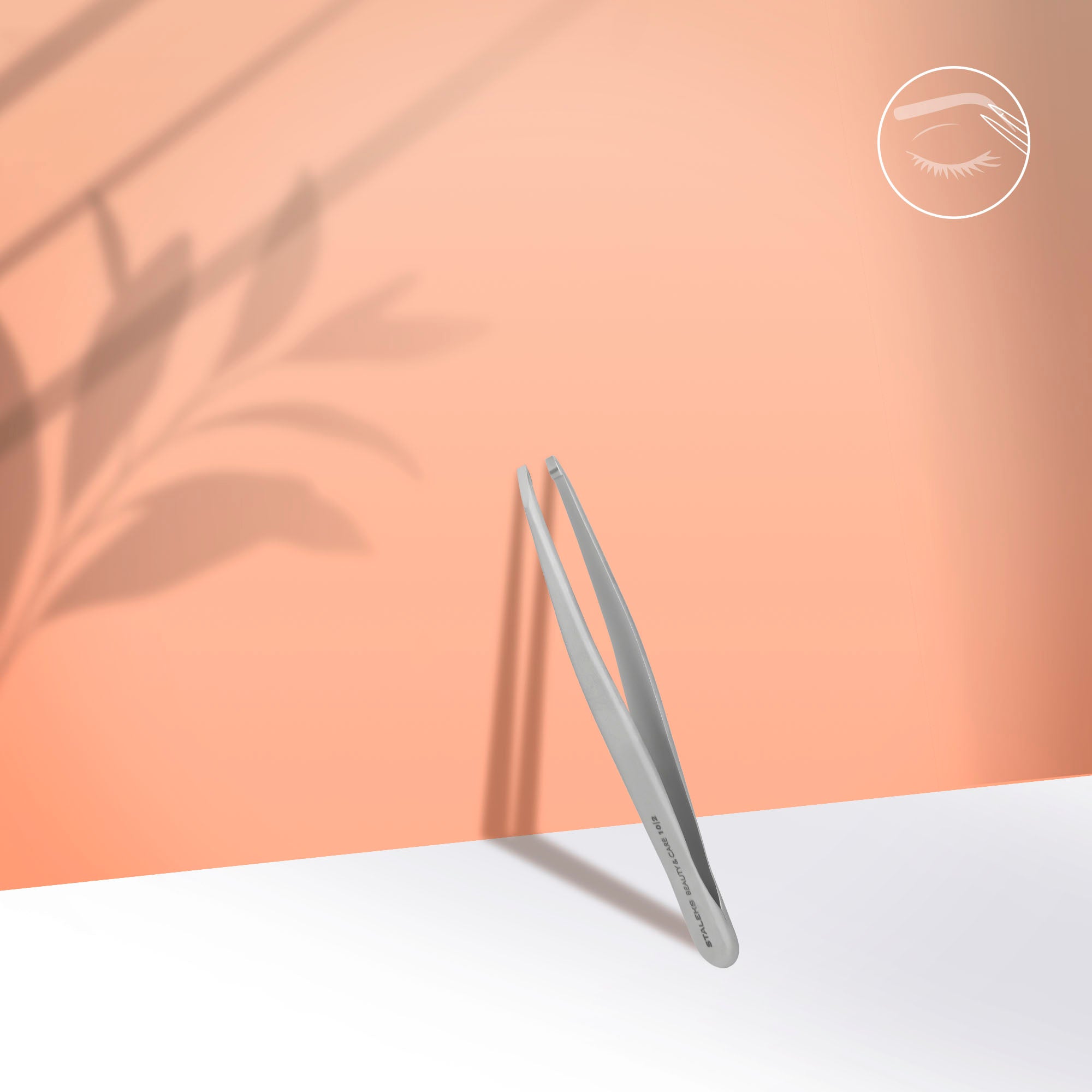 Augenbrauenpinzette BEAUTY & CARE 10 TYP 1(breit gerade)/2(schmal gerade)/3(breit abgeschrägt)