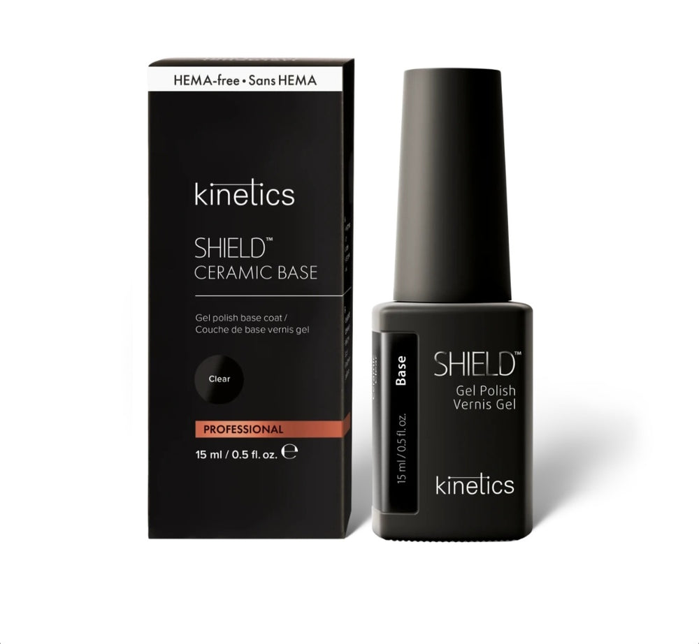 НОВИНКА Kinetics SHIELD Ceramic Base прозрачная, без HEMA, 15 мл, ЗАМЕНА для Hard Base (без TPO/HEMA)