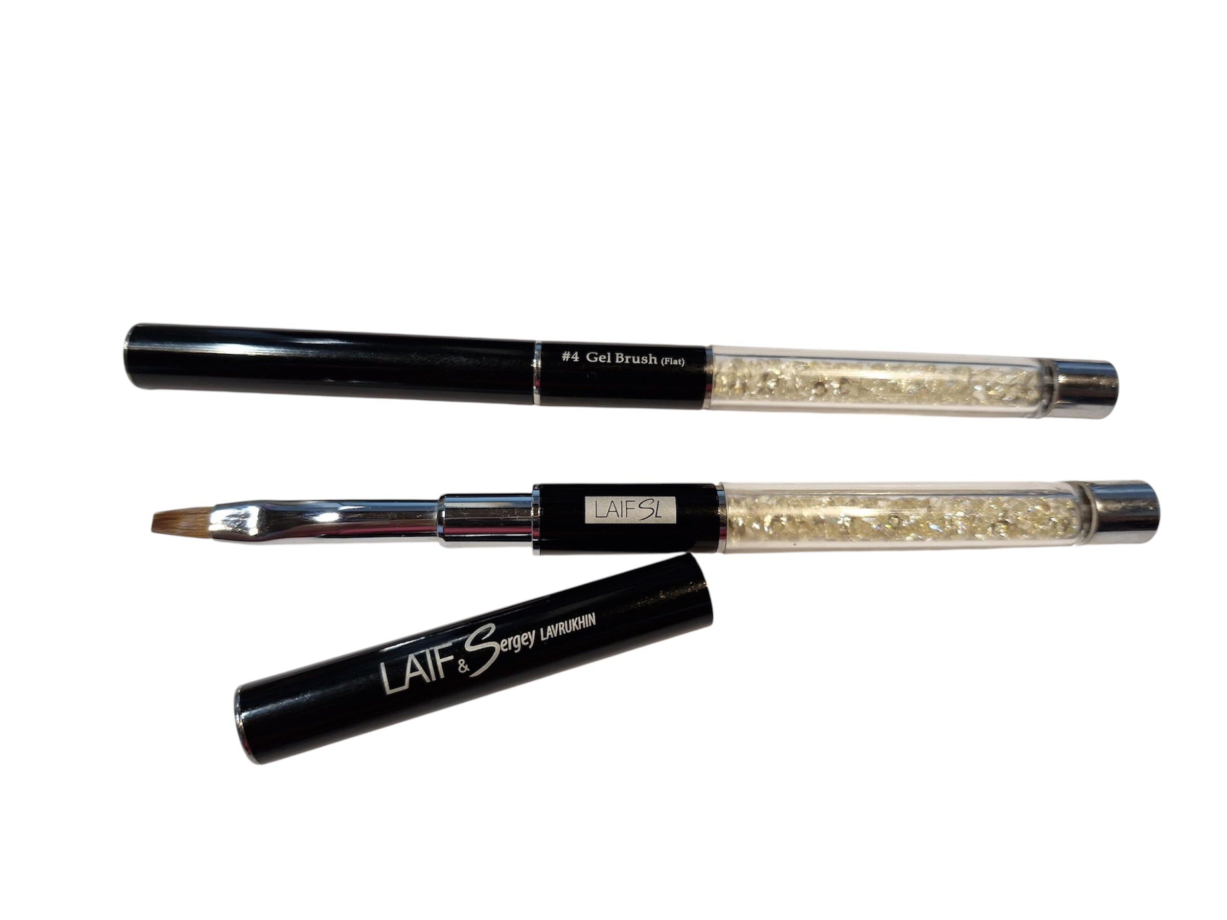Laif&SL Gel Pinsel 4 Größe Schwarz square