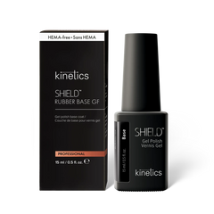 NEU Kinetics SHIELD Rubber+ Base GF GLOW FREE 15ml Ohne Leuchten im UV-Licht
