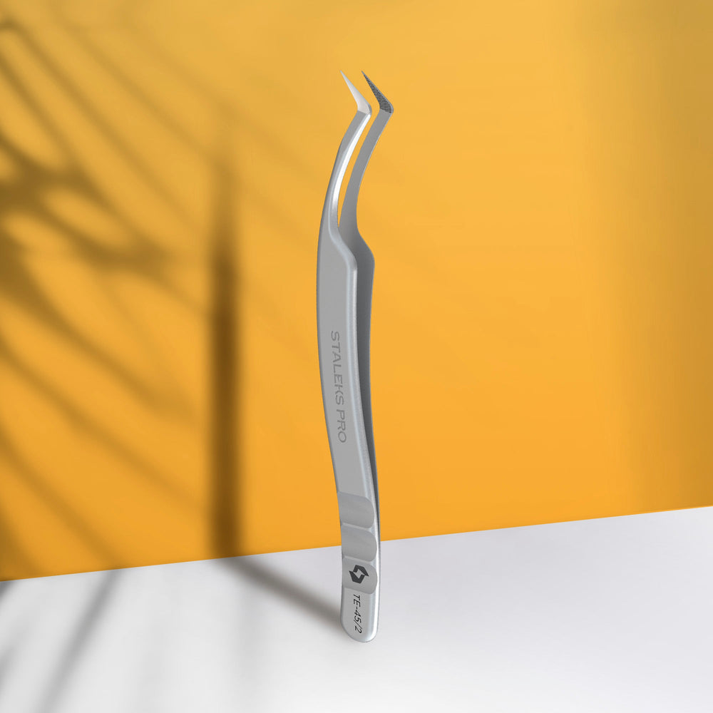 Eyelash tweezers TE-41/3 STALEKS EXPERT