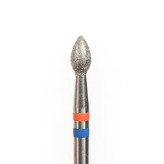 TWIN Flamme Diamant Bit (rot/blau) fein-mittel in Größen: 3,0mm von KMIZ
